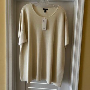 Eileen Fisher boxy knit top